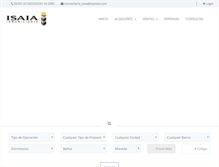 Tablet Screenshot of isaia.com.ar
